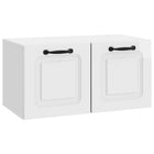 Tv-meubel 59,5x31x30 cm hoogglans wit bewerkt hout