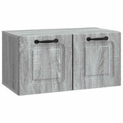 Tv-meubel 59,5x31x30 cm bewerkt hout grijs sonoma