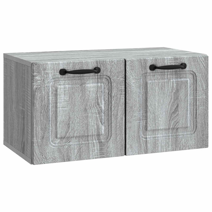 Wandbeugel TV-kast Grijs sonoma 59,5 x 31 x 30 cm Bewerkt hout