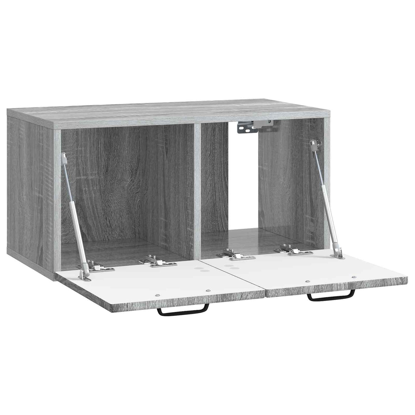 Wandbeugel TV-kast Grijs sonoma 59,5 x 31 x 30 cm Bewerkt hout