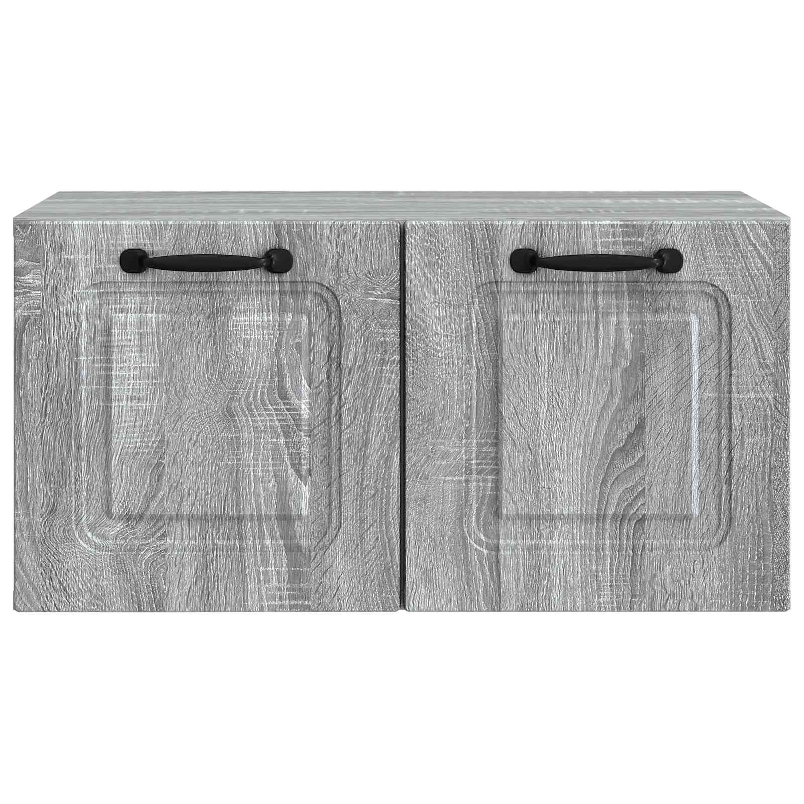Wandbeugel TV-kast Grijs sonoma 59,5 x 31 x 30 cm Bewerkt hout
