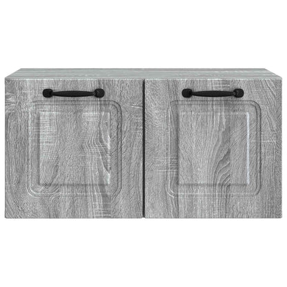 Wandbeugel TV-kast Grijs sonoma 59,5 x 31 x 30 cm Bewerkt hout