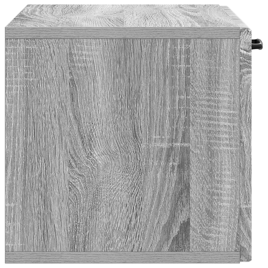 Wandbeugel TV-kast Grijs sonoma 59,5 x 31 x 30 cm Bewerkt hout