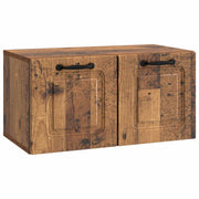 Tv-kast 59,5x31x30 cm oud hout bewerkt hout