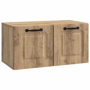 Tv-meubel 59,5x31x30 cm Artisanaal eiken
