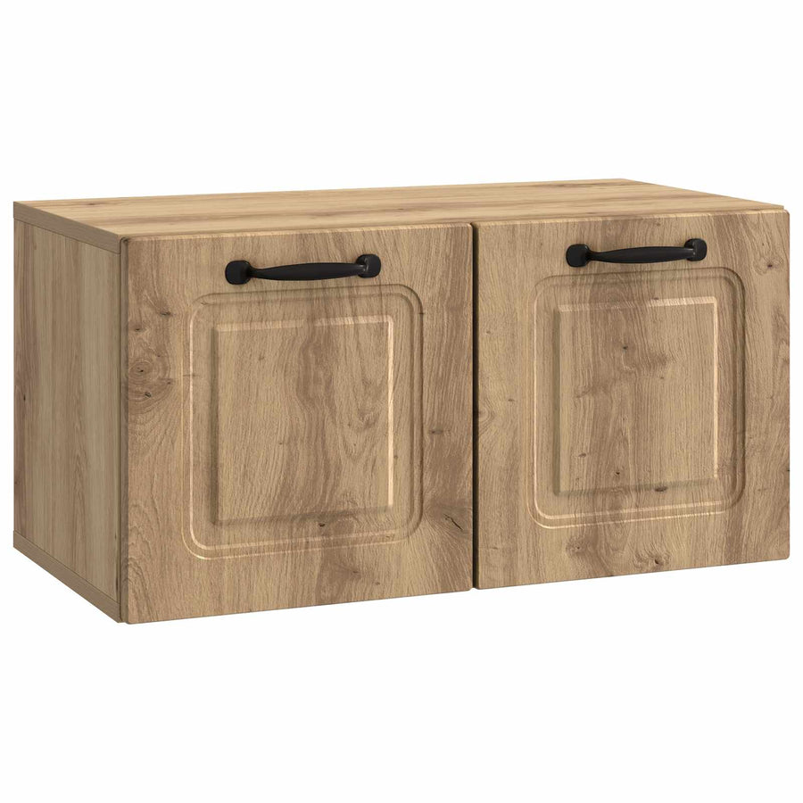 Wandbeugel TV-kast Artisanaal eiken 59,5 x 31 x 30 cm