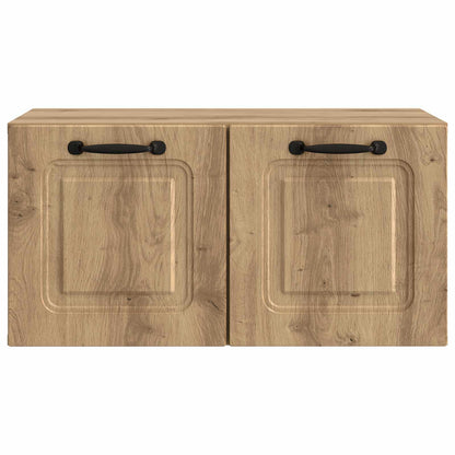 Wandbeugel TV-kast Artisanaal eiken 59,5 x 31 x 30 cm