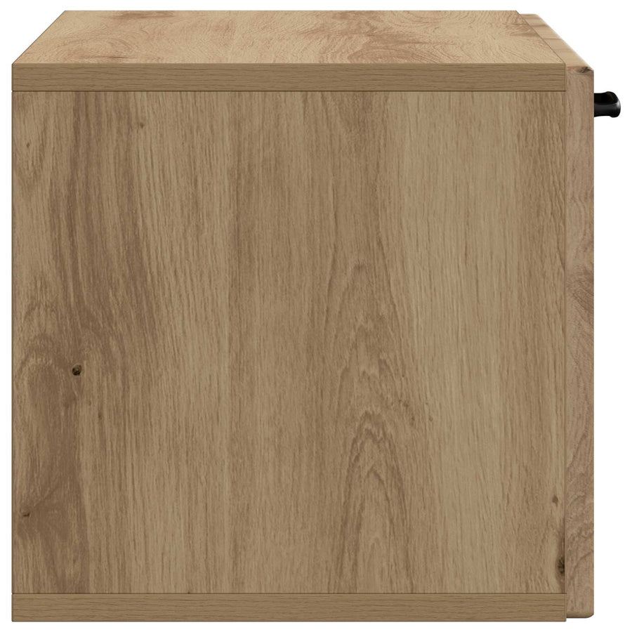 Wandbeugel TV-kast Artisanaal eiken 59,5 x 31 x 30 cm