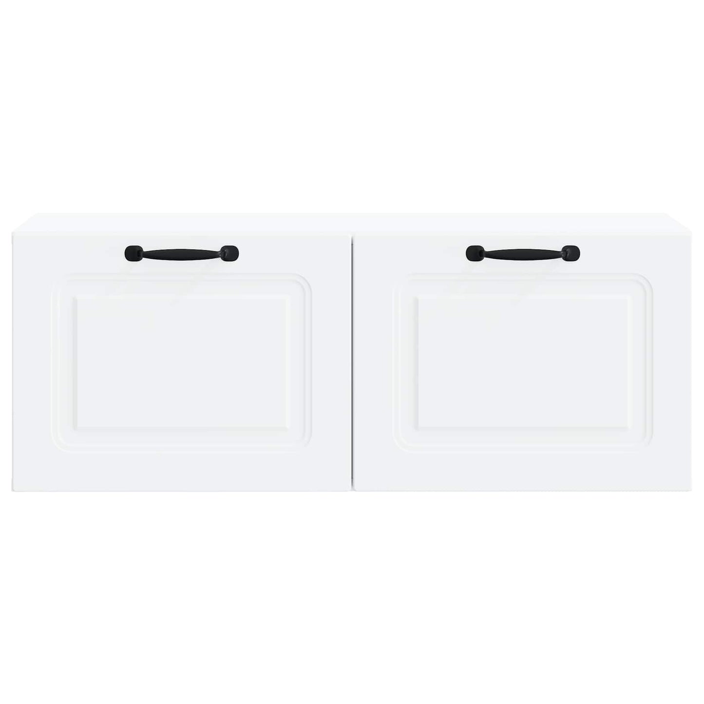 Wandbeugel TV-kast Wit 78,5 x 31 x 30 cm Bewerkt hout