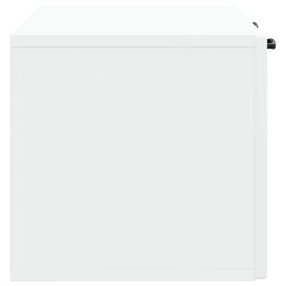 Wandbeugel TV-kast Wit 78,5 x 31 x 30 cm Bewerkt hout