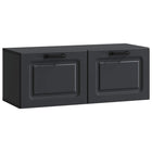 Tv-kast 78,5x31x30 cm bewerkt hout zwart
