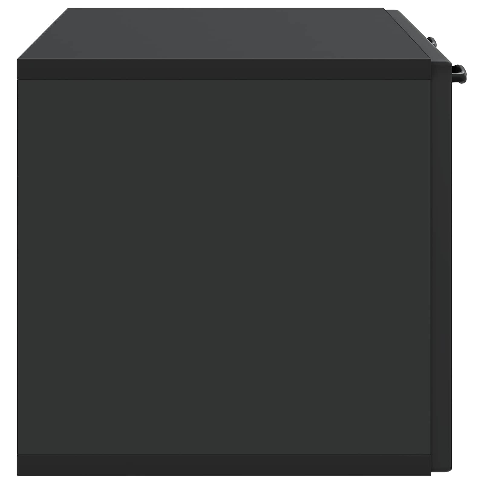 Wandbeugel TV-kast Zwart 78,5 x 31 x 30 cm Bewerkt hout