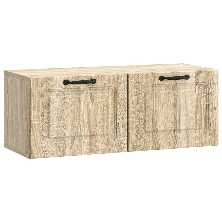 Wandbeugel TV-kast Sonoma Eiken 78,5 x 31 x 30 cm Bewerkt hout