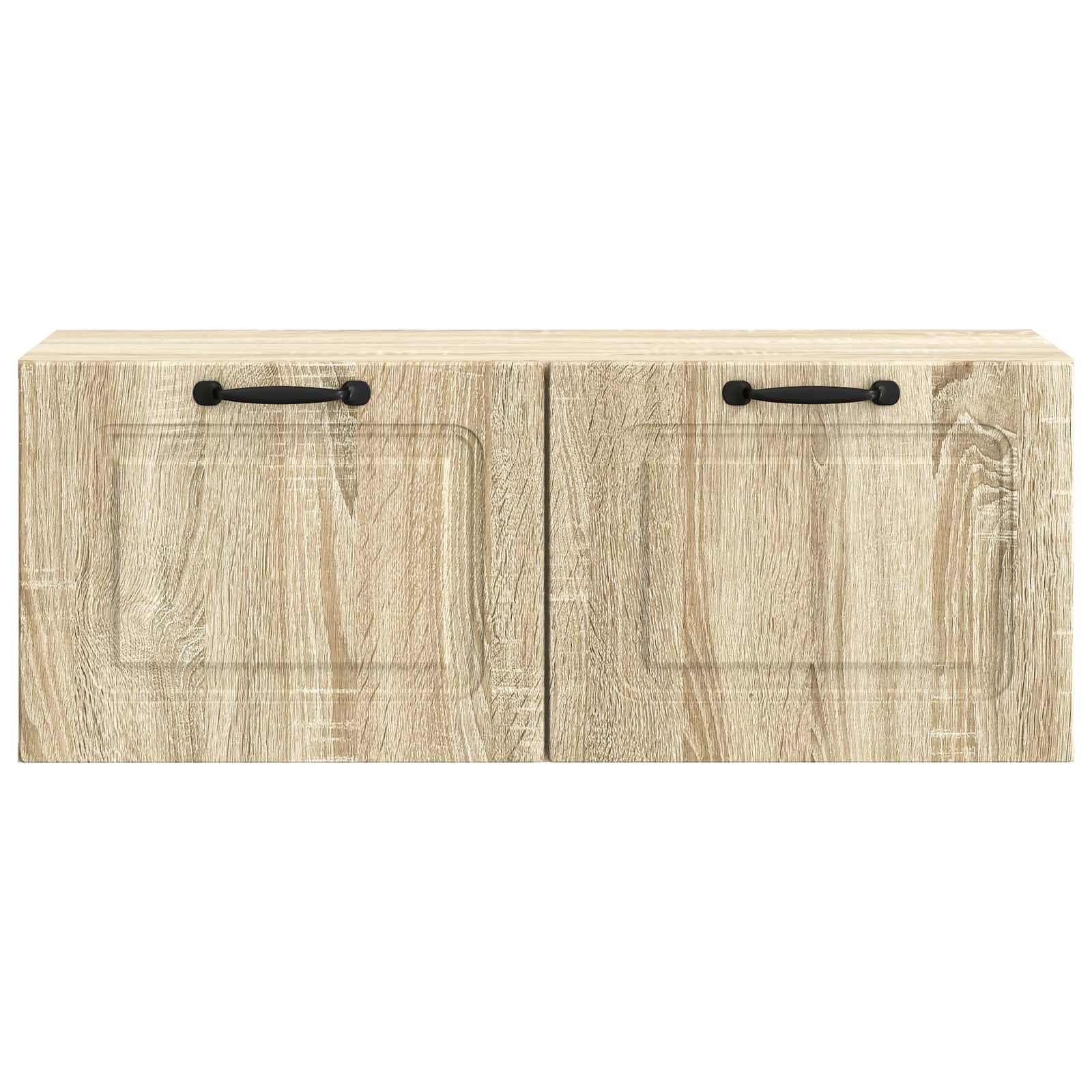 Wandbeugel TV-kast Sonoma Eiken 78,5 x 31 x 30 cm Bewerkt hout