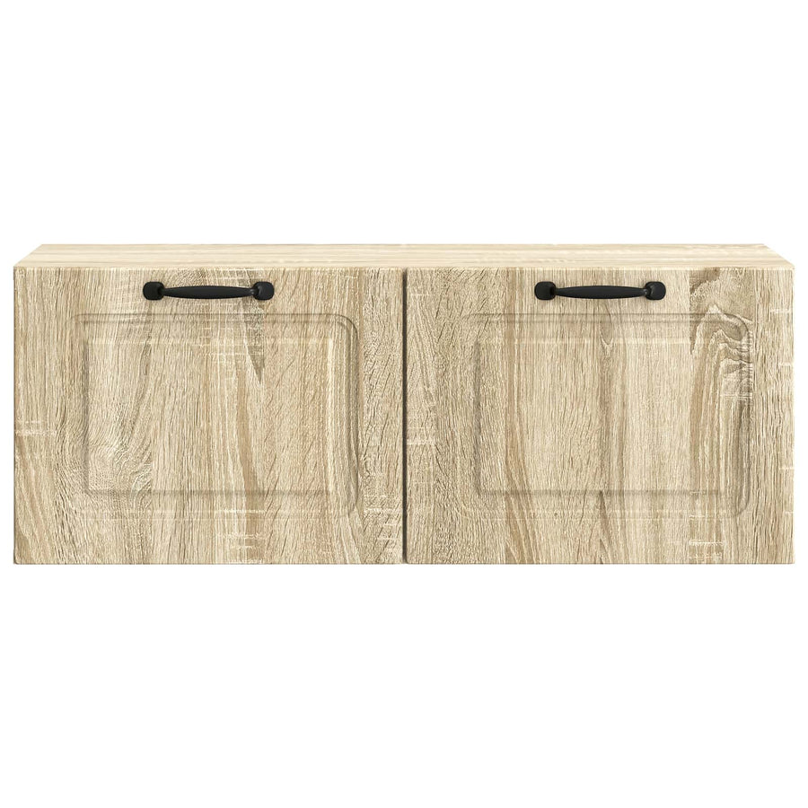 Wandbeugel TV-kast Sonoma Eiken 78,5 x 31 x 30 cm Bewerkt hout