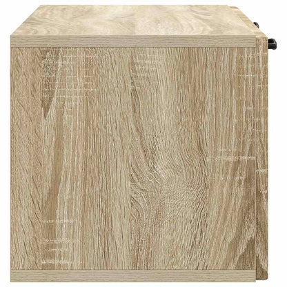 Wandbeugel TV-kast Sonoma Eiken 78,5 x 31 x 30 cm Bewerkt hout