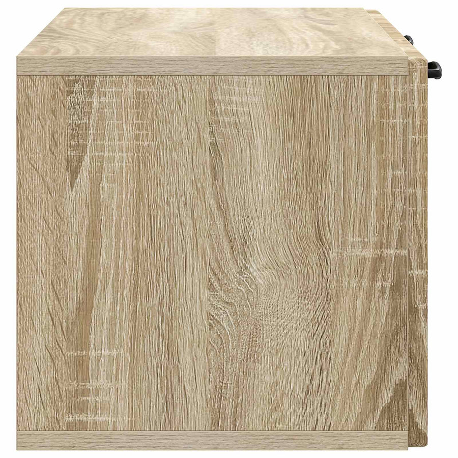 Wandbeugel TV-kast Sonoma Eiken 78,5 x 31 x 30 cm Bewerkt hout