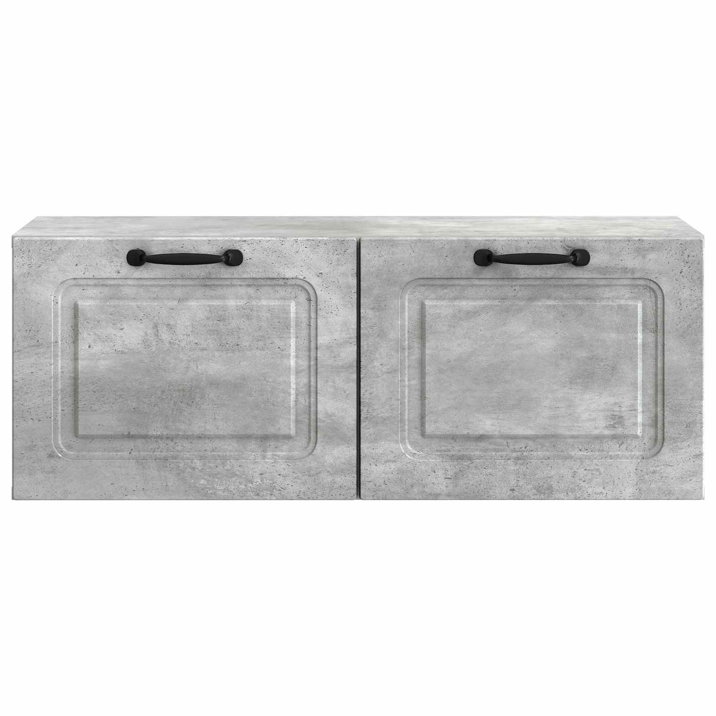 Wandbeugel TV-kast Betongrijs 78,5 x 31 x 30 cm Bewerkt hout
