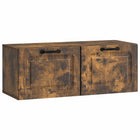 Tv-meubel 78,5x31x30 cm gerookt eiken