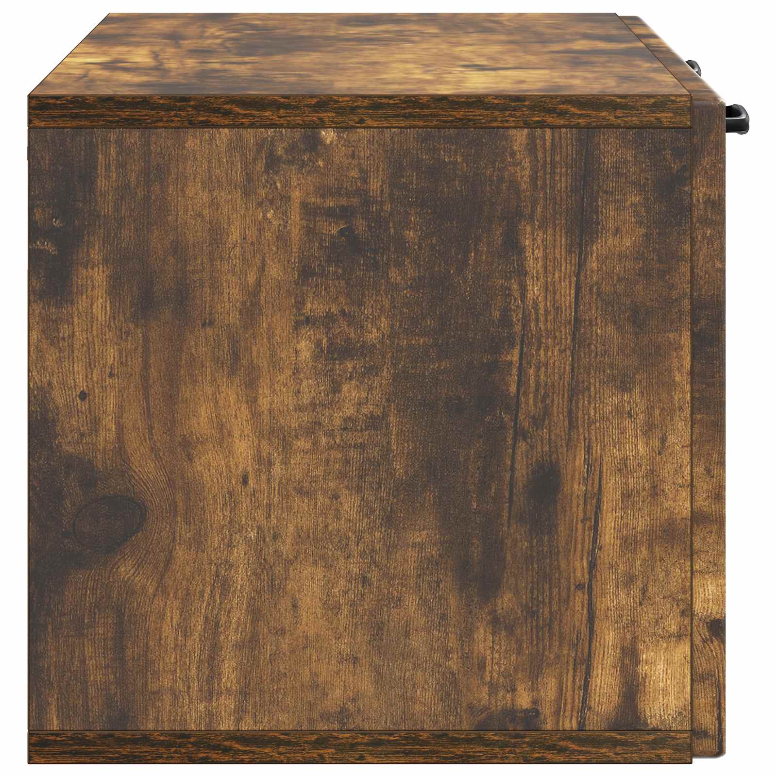 Wandbeugel TV-kast Gerookt eiken 78,5 x 31 x 30 cm Bewerkt hout