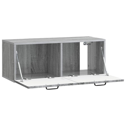 Wandbeugel TV-kast Grijs sonoma 78,5 x 31 x 30 cm Bewerkt hout