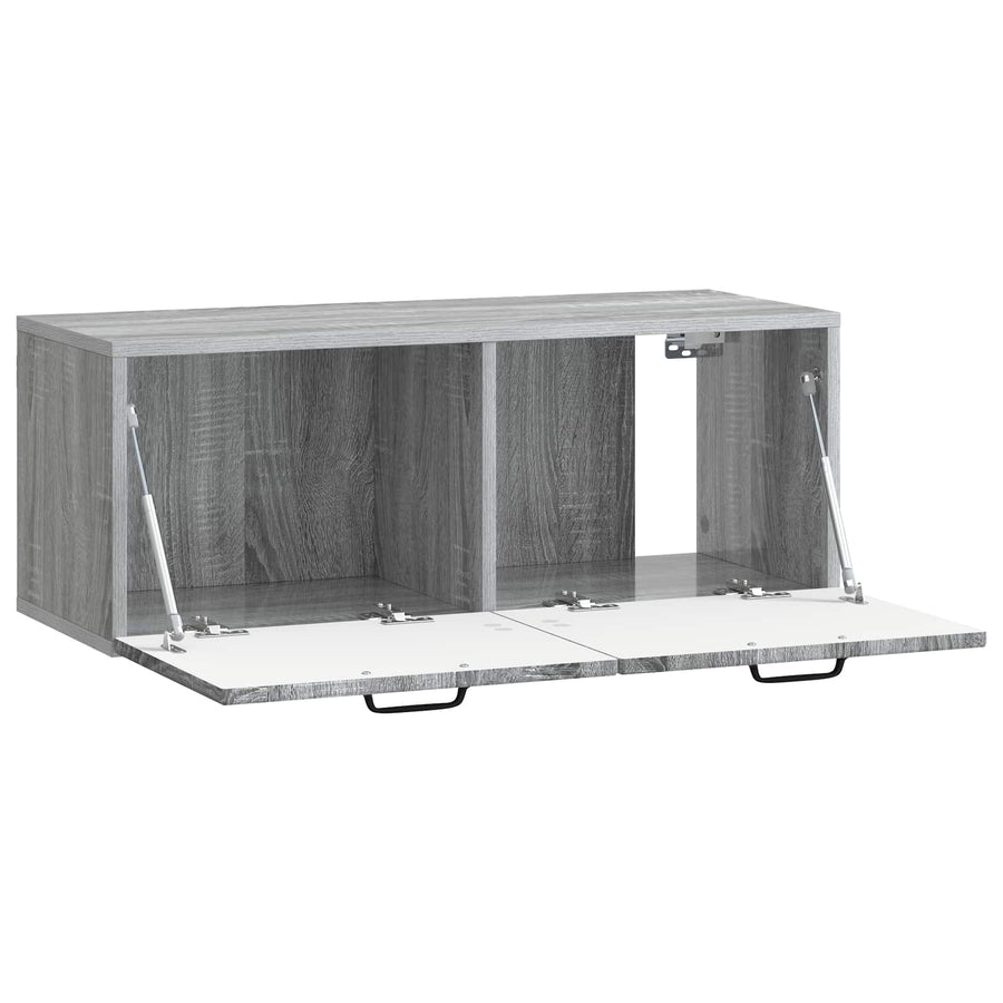 Wandbeugel TV-kast Grijs sonoma 78,5 x 31 x 30 cm Bewerkt hout