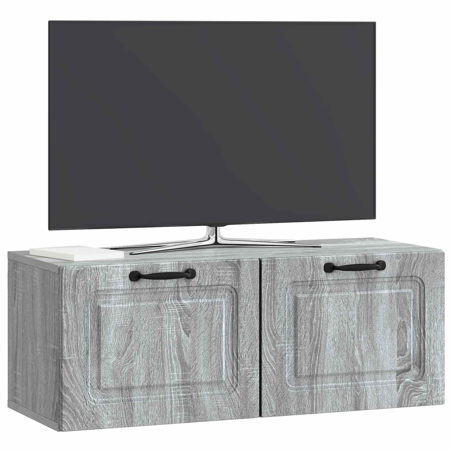 Wandbeugel TV-kast Grijs sonoma 78,5 x 31 x 30 cm Bewerkt hout