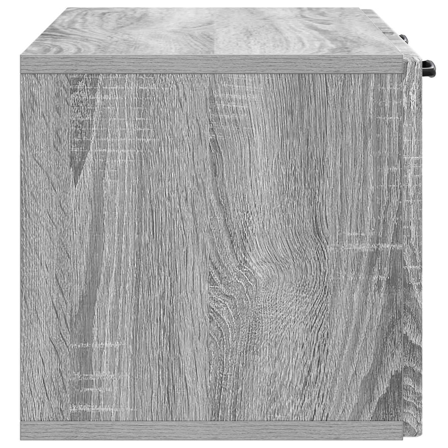 Wandbeugel TV-kast Grijs sonoma 78,5 x 31 x 30 cm Bewerkt hout