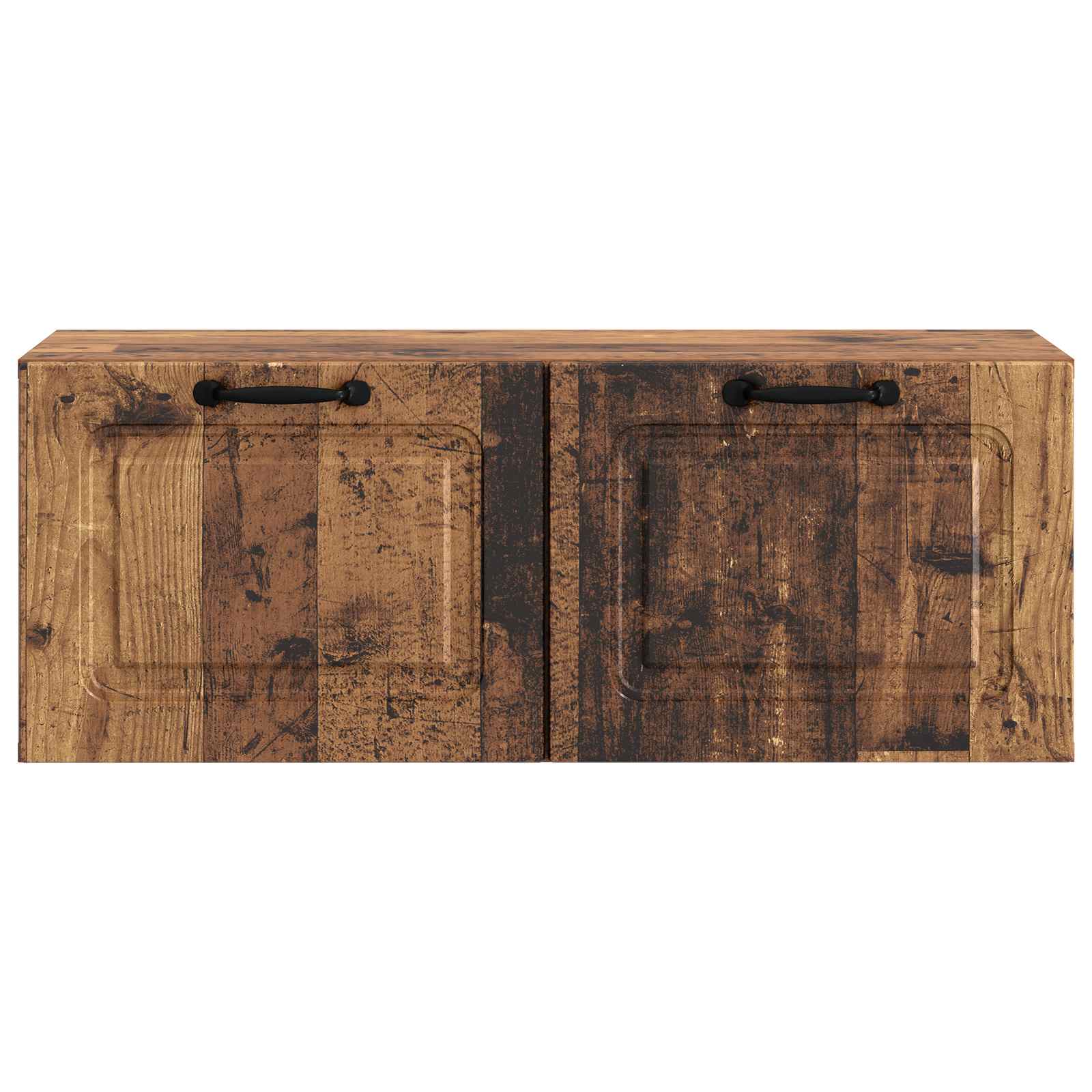 Wandbeugel TV-kast Oud hout 78,5 x 31 x 30 cm Bewerkt hout