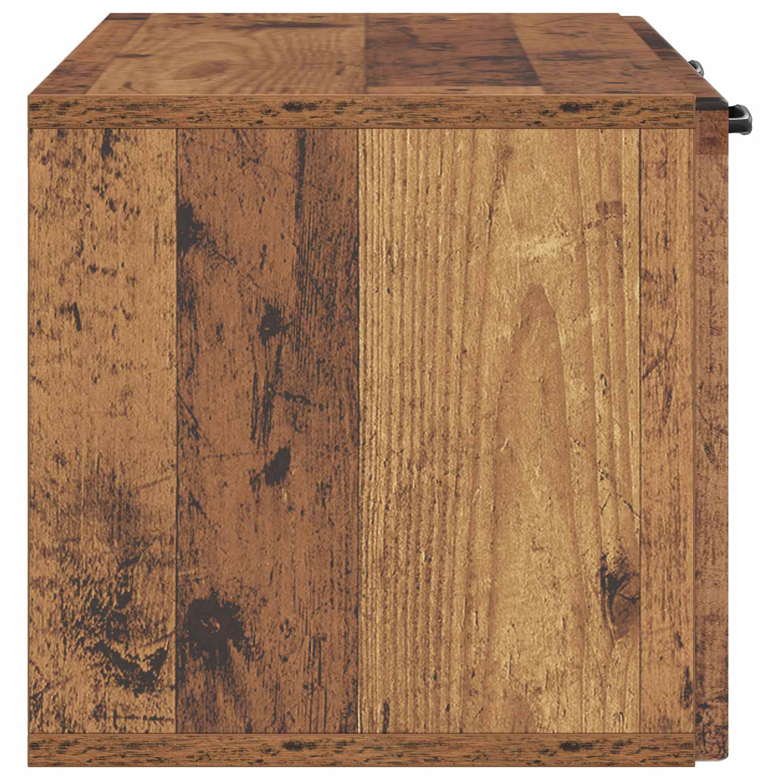 Wandbeugel TV-kast Oud hout 78,5 x 31 x 30 cm Bewerkt hout