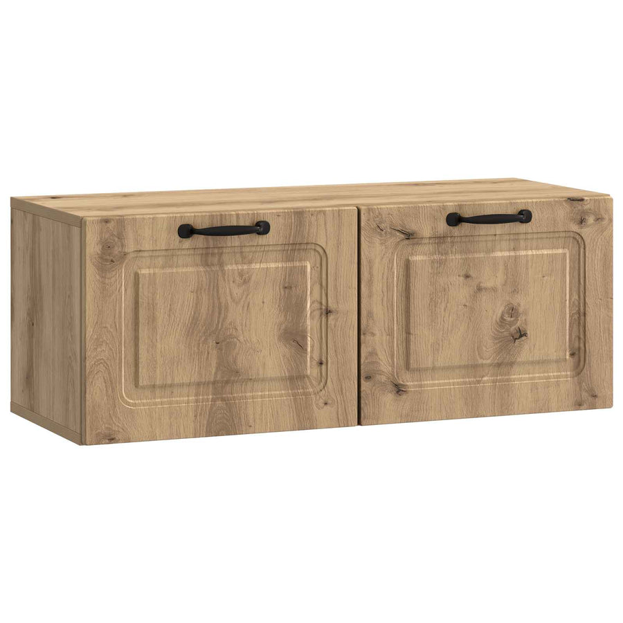 Wandbeugel TV-kast Artisanaal eiken 78,5 x 31 x 30 cm