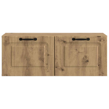 Wandbeugel TV-kast Artisanaal eiken 78,5 x 31 x 30 cm