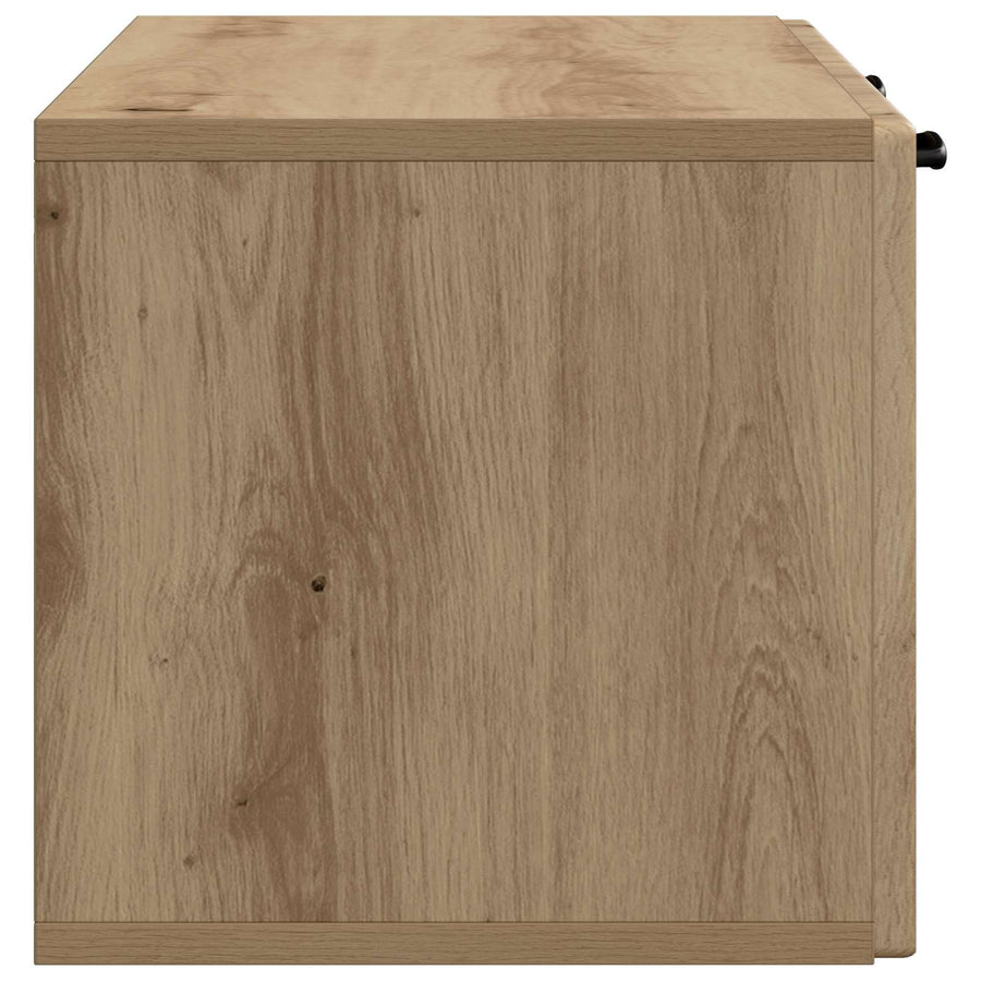 Wandbeugel TV-kast Artisanaal eiken 78,5 x 31 x 30 cm