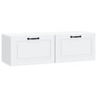 Tv-kast 98x31x30 cm bewerkt hout wit