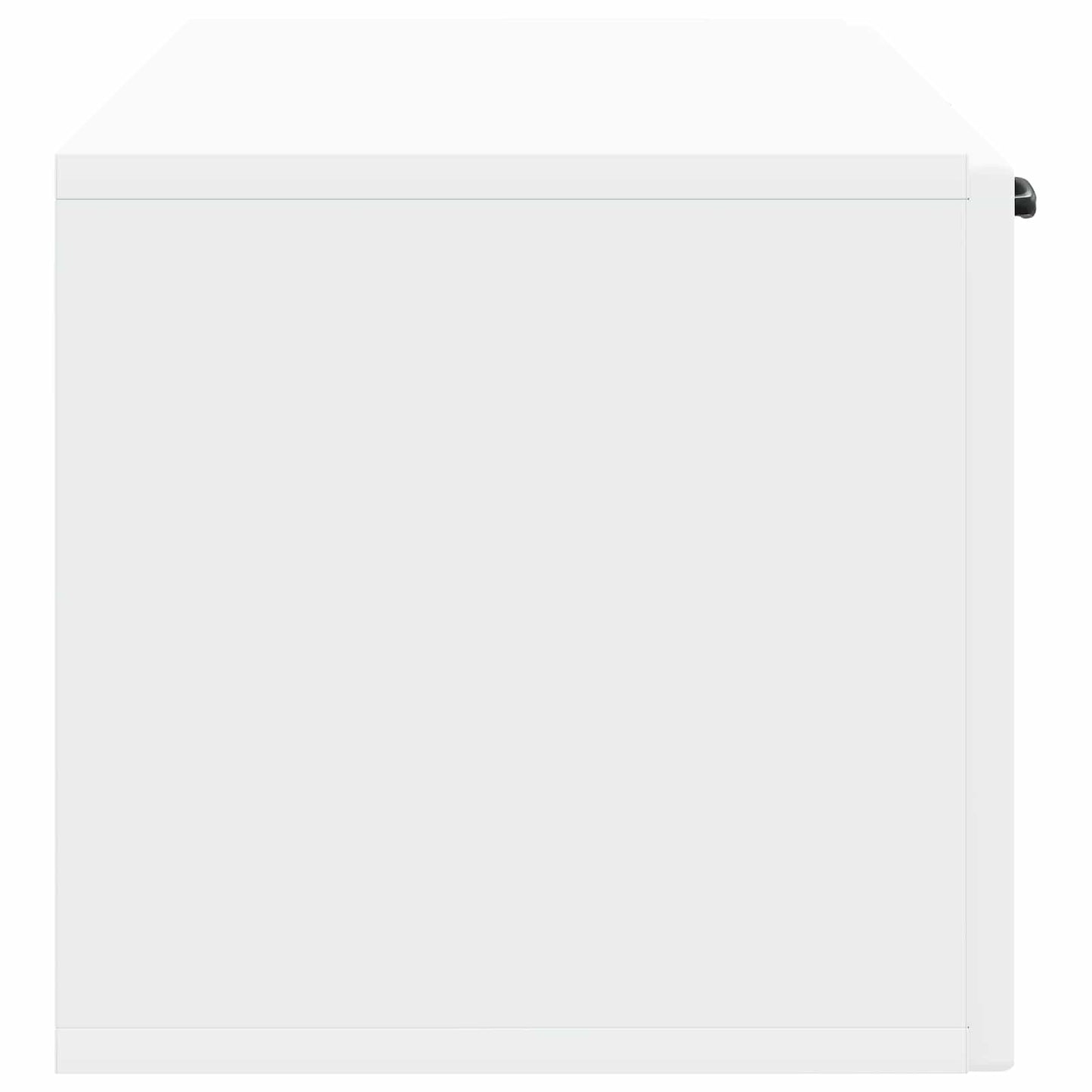Wandbeugel TV-kast Wit 98 x 31 x 30 cm Bewerkt hout