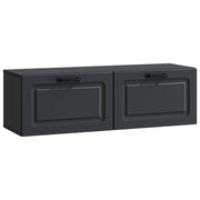 Tv-kast 98x31x30 cm zwart bewerkt hout