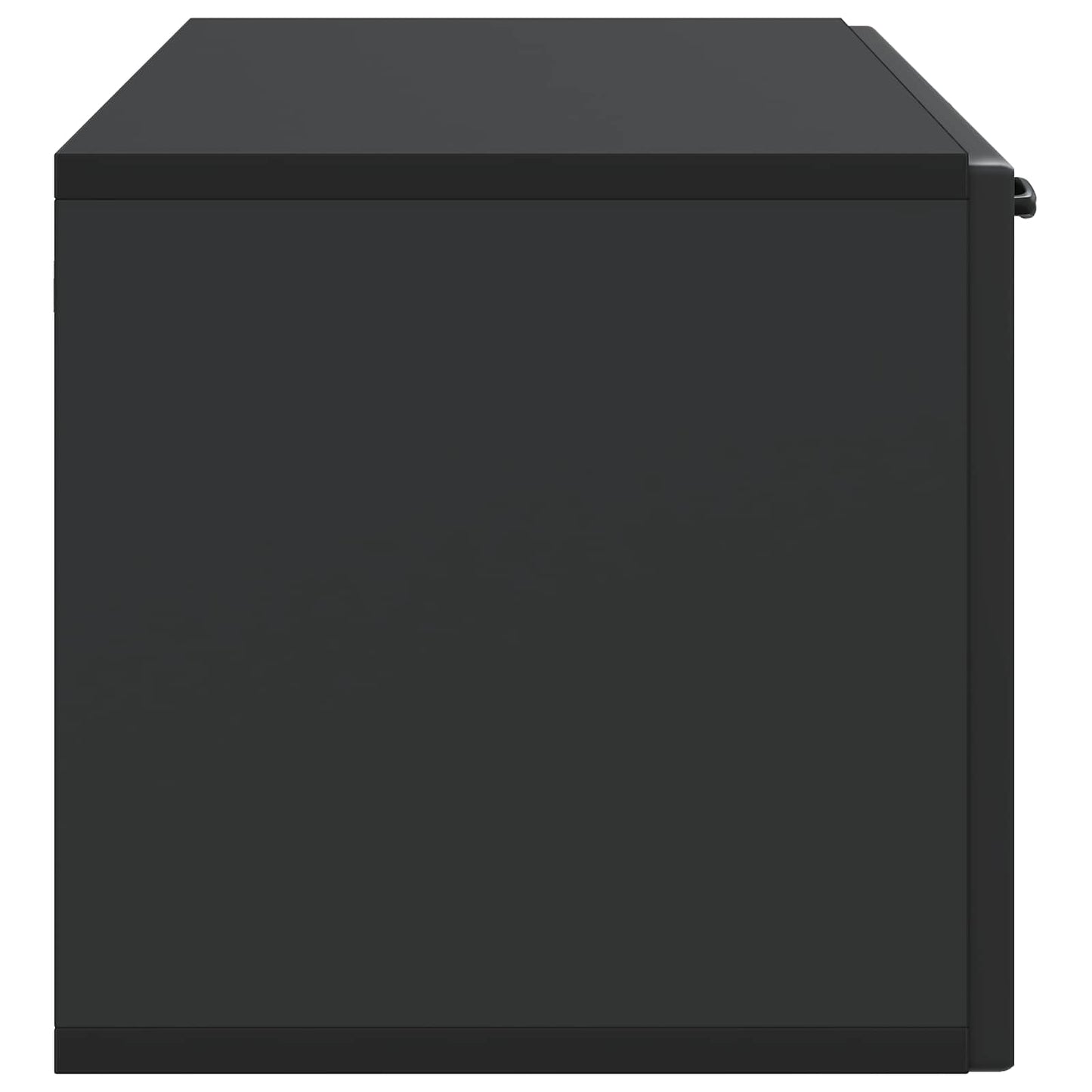 Wandbeugel TV-kast Zwart 98 x 31 x 30 cm Bewerkt hout