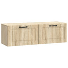 Wandkast TV-kast 98x31x30 cm Sonoma eiken bewerkt hout