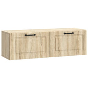 Wandkast TV-kast 98x31x30 cm Sonoma eiken bewerkt hout