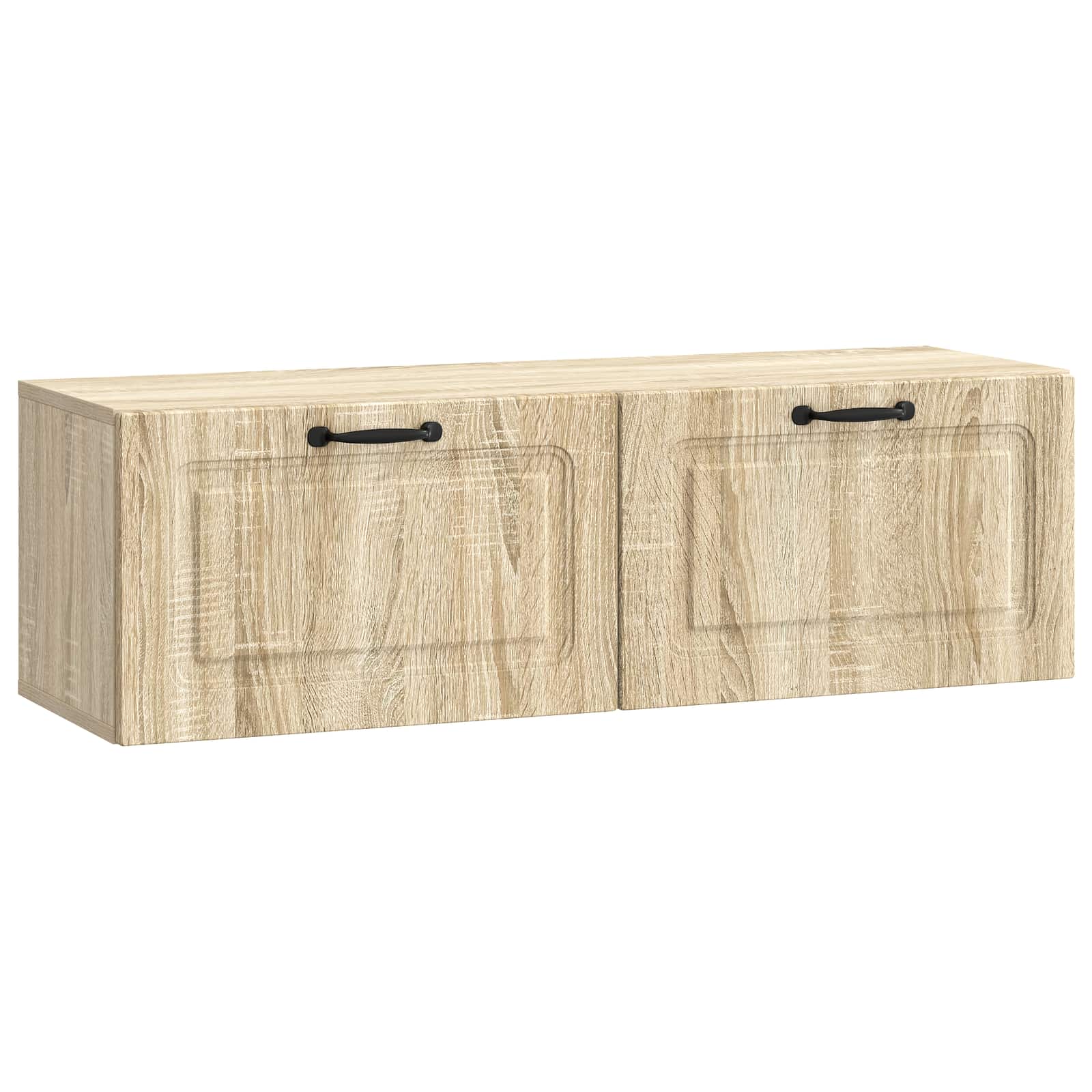 Wandbeugel TV-kast Sonoma Eiken 98 x 31 x 30 cm Bewerkt hout