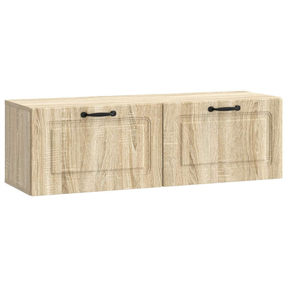 Wandbeugel TV-kast Sonoma Eiken 98 x 31 x 30 cm Bewerkt hout