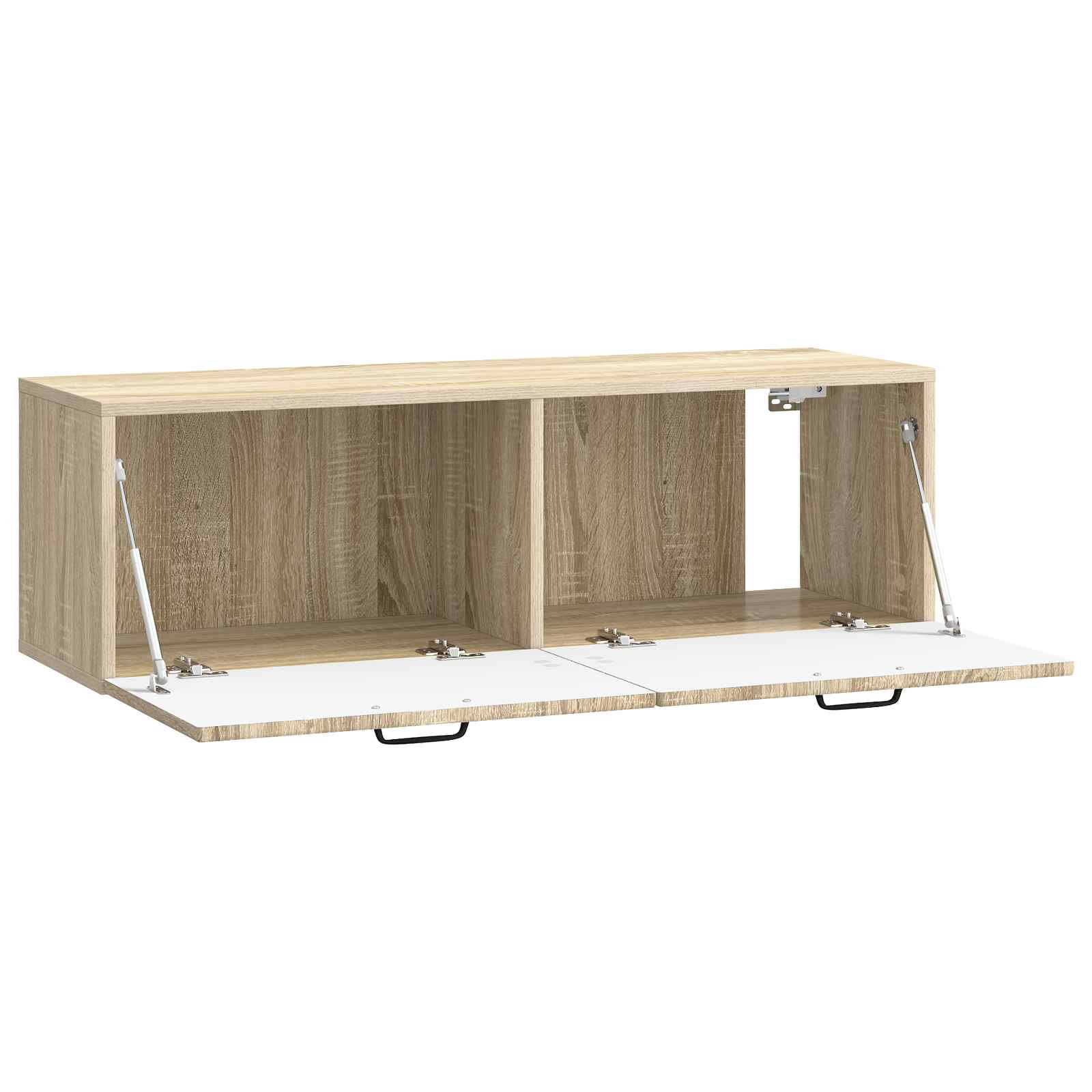Wandbeugel TV-kast Sonoma Eiken 98 x 31 x 30 cm Bewerkt hout