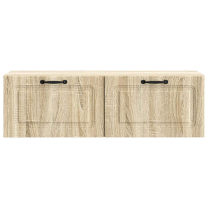 Wandbeugel TV-kast Sonoma Eiken 98 x 31 x 30 cm Bewerkt hout
