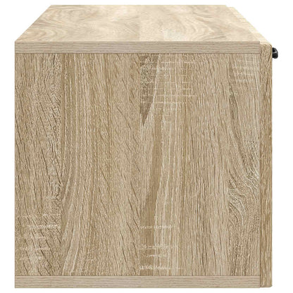 Wandbeugel TV-kast Sonoma Eiken 98 x 31 x 30 cm Bewerkt hout