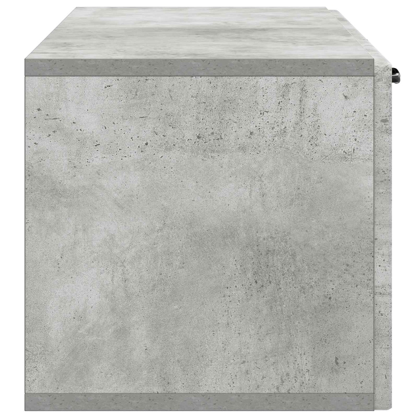 Wandbeugel TV-kast Betongrijs 98 x 31 x 30 cm Bewerkt hout