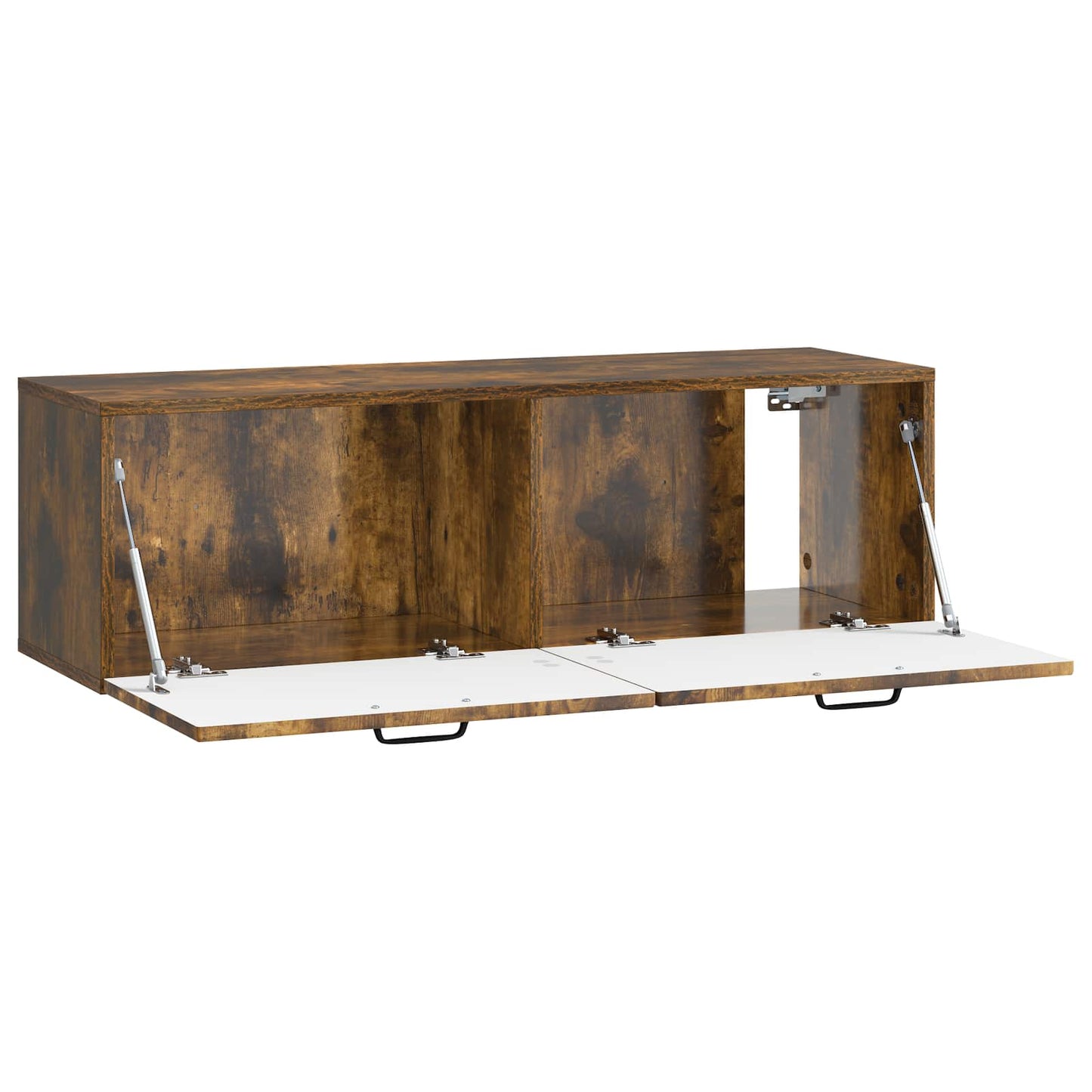 Wandbeugel TV-kast Gerookt eiken 98 x 31 x 30 cm Bewerkt hout