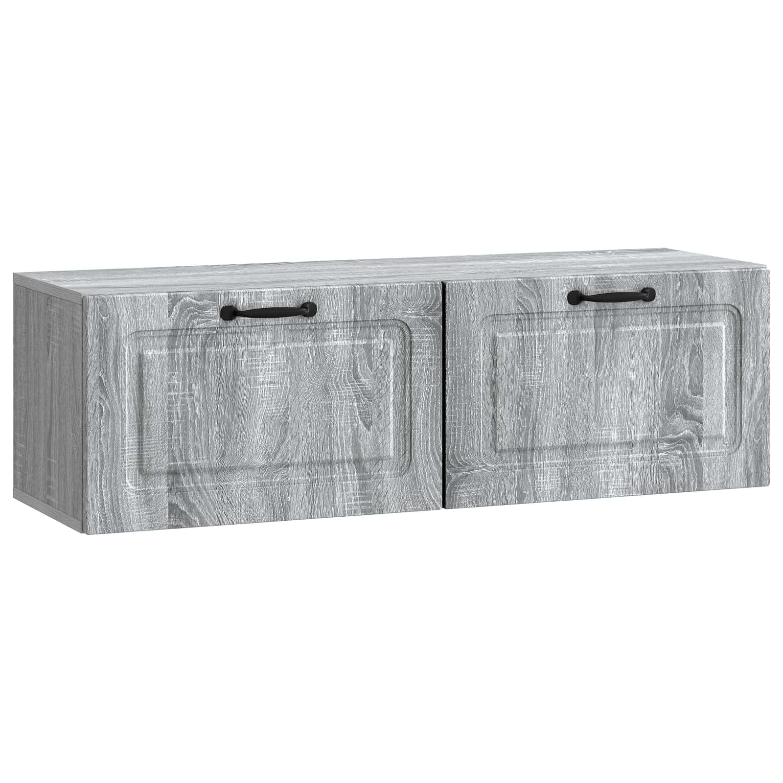 Wandbeugel TV-kast Grijs sonoma 98 x 31 x 30 cm Bewerkt hout