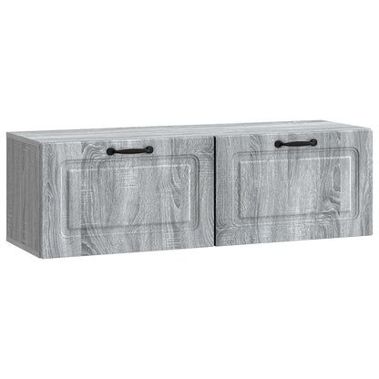 Wandbeugel TV-kast Grijs sonoma 98 x 31 x 30 cm Bewerkt hout