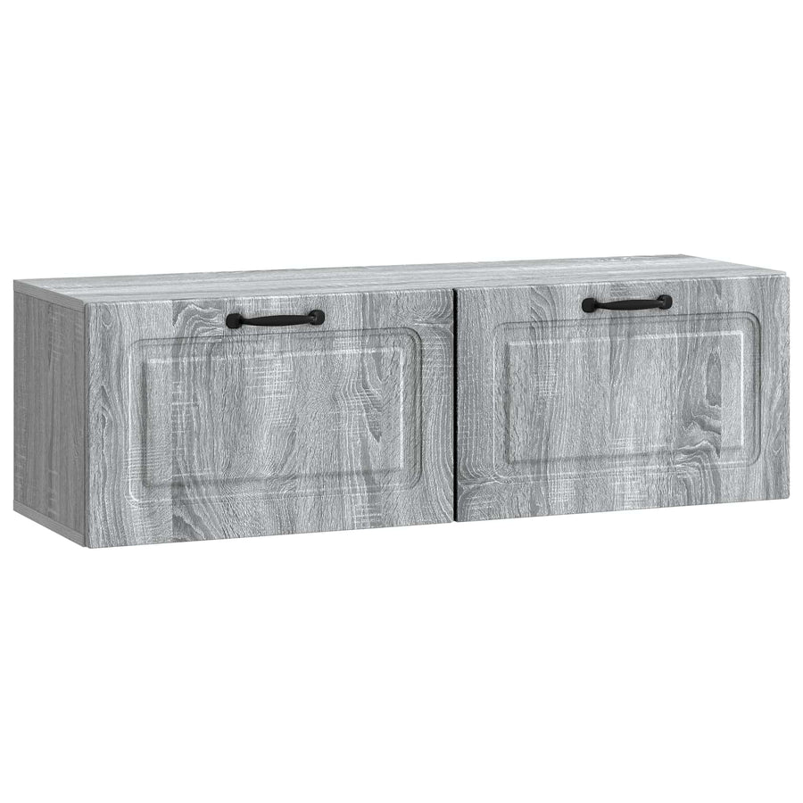 Wandbeugel TV-kast Grijs sonoma 98 x 31 x 30 cm Bewerkt hout