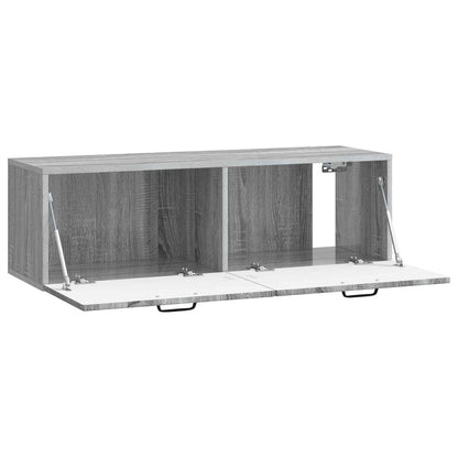 Wandbeugel TV-kast Grijs sonoma 98 x 31 x 30 cm Bewerkt hout